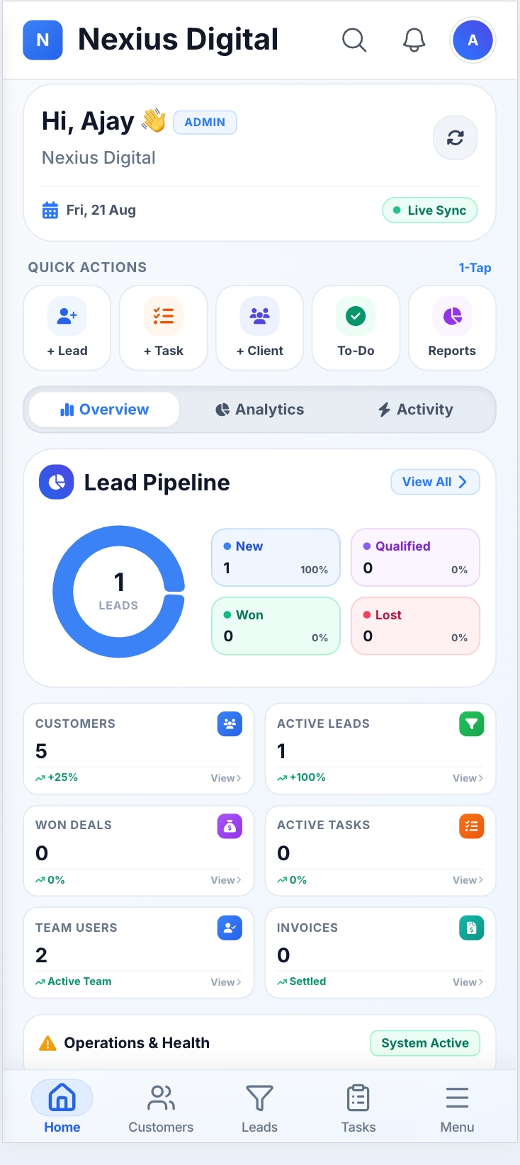 NexBond Mobile CRM App — Android Floating Caller Overlay & GPS Field Force